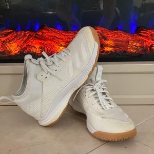 Women’s Adidas white Volleyball Sneakers size 8